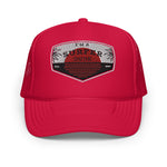 Red Sunset Foam Trucker Hat